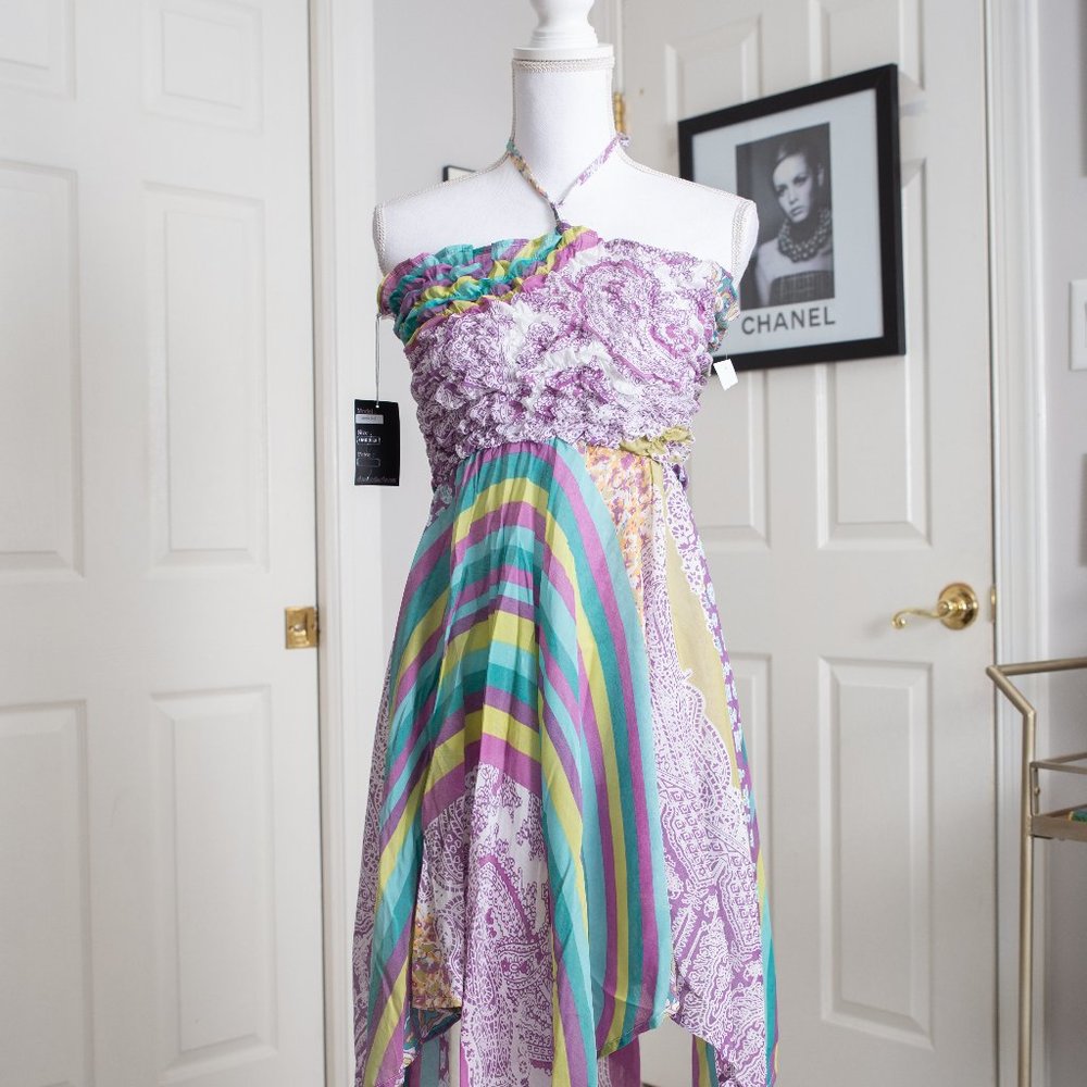 NWT SHEIN Colorful Smock Dress